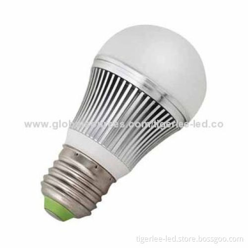 e27 LED lamp with AC85-265V, CRI>80, Epistar chip, 2-year warranty